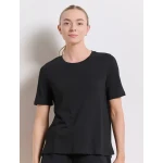 Γυναικεία κοντομάνικη μπλούζα με κρουαζέ πλάτη - Image 3