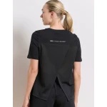 Γυναικεία κοντομάνικη μπλούζα με κρουαζέ πλάτη - Image 4