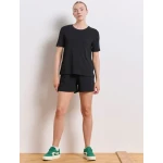 Γυναικεία κοντομάνικη μπλούζα με κρουαζέ πλάτη - Image 2